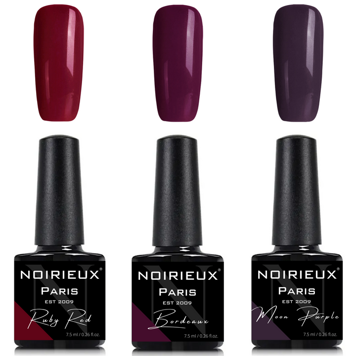 3 Delig - Ruby Red, Bordeaux & Moon Purple (Dark Edition)
