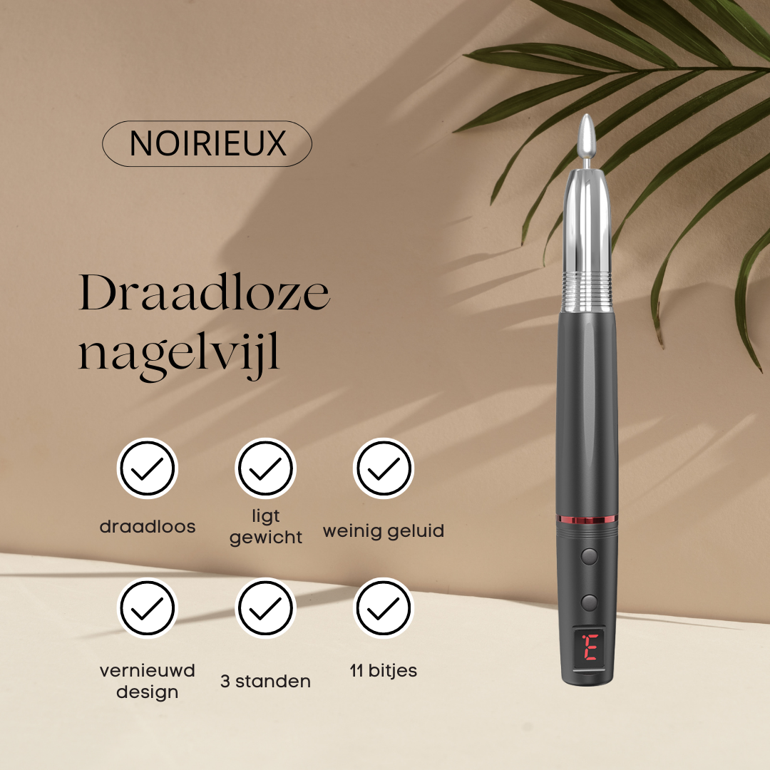 Premium draadloze elektrische nagelvijl