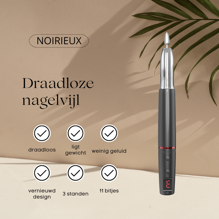 Premium draadloze elektrische nagelvijl