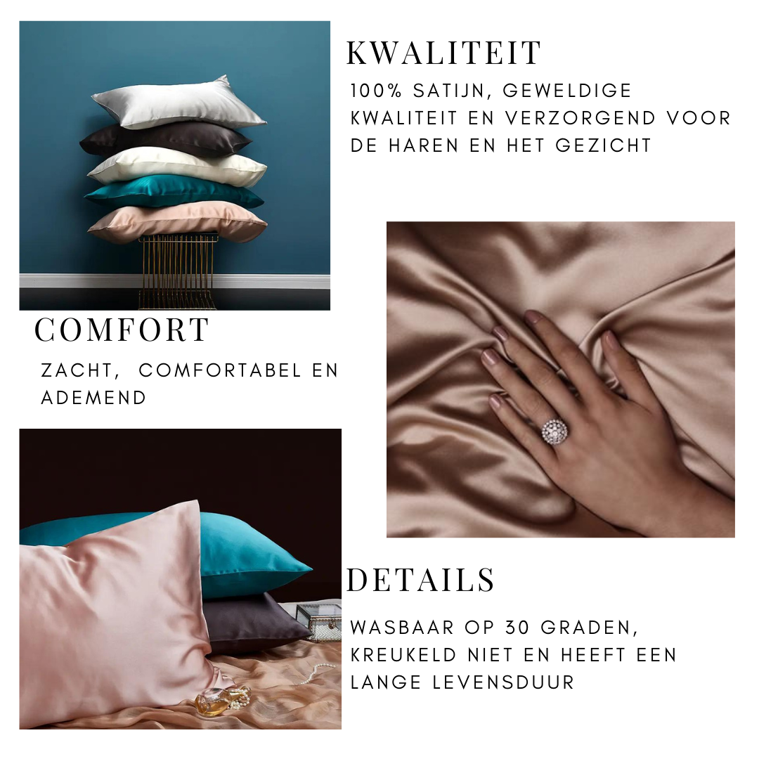 ZIJDE KUSSENSLOOP ZWART